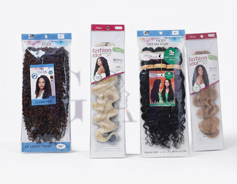 Hair extensions, wigs and braiding hair