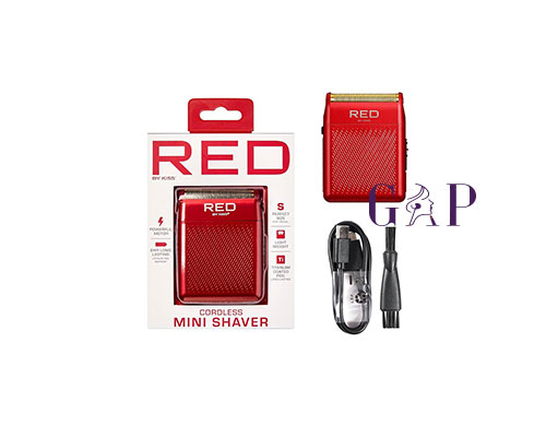 Red Cordless mini shaver