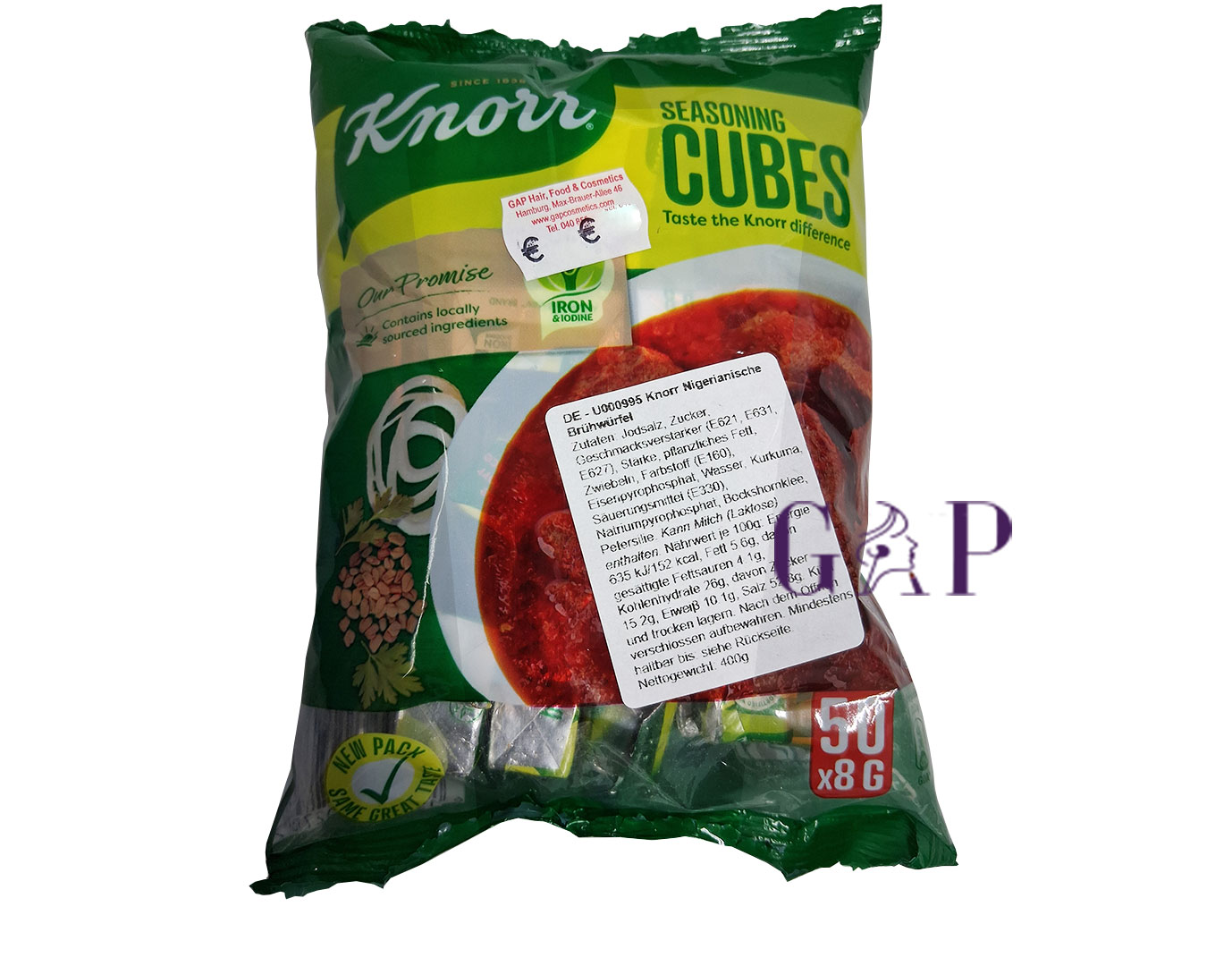 Knorr Seasoning Cubes 50x 8G