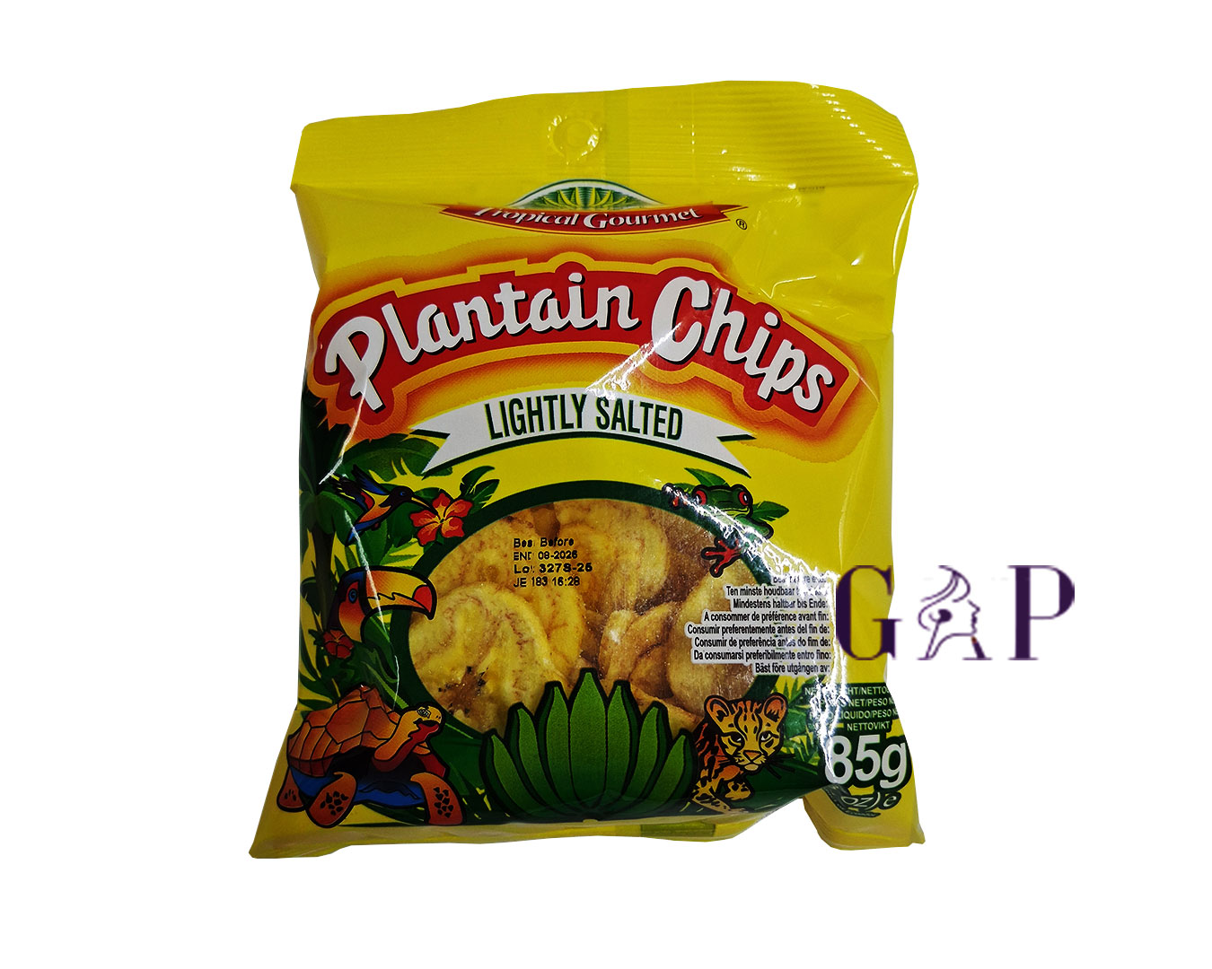 Plantain Chips Lightly Salted (gesalzen) 85g