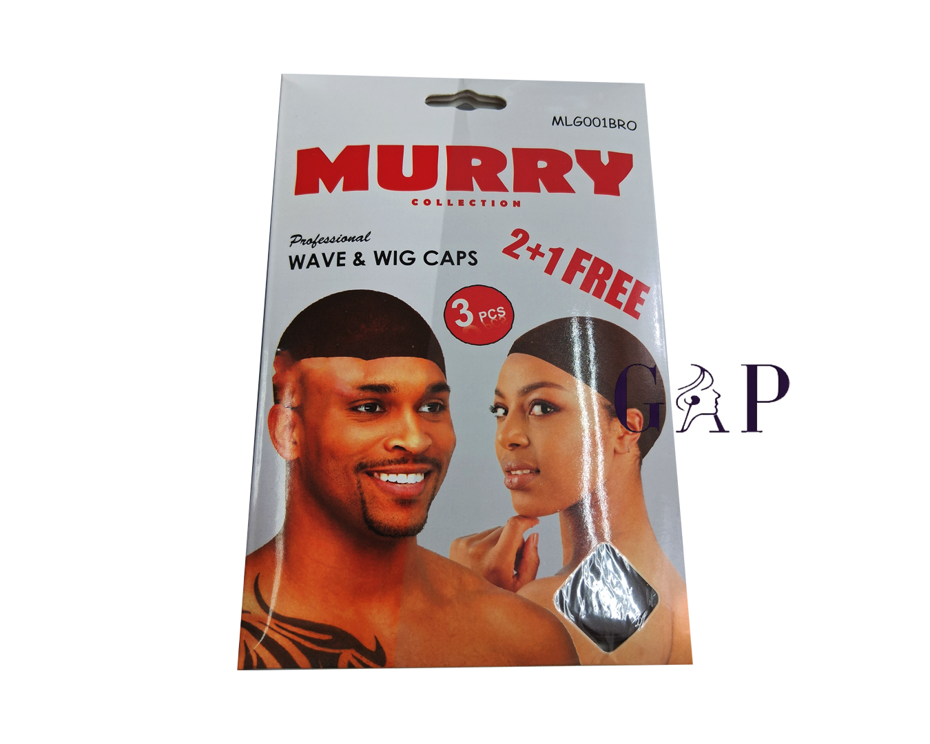 Murry Wave Wig Cap Brown 3PCS