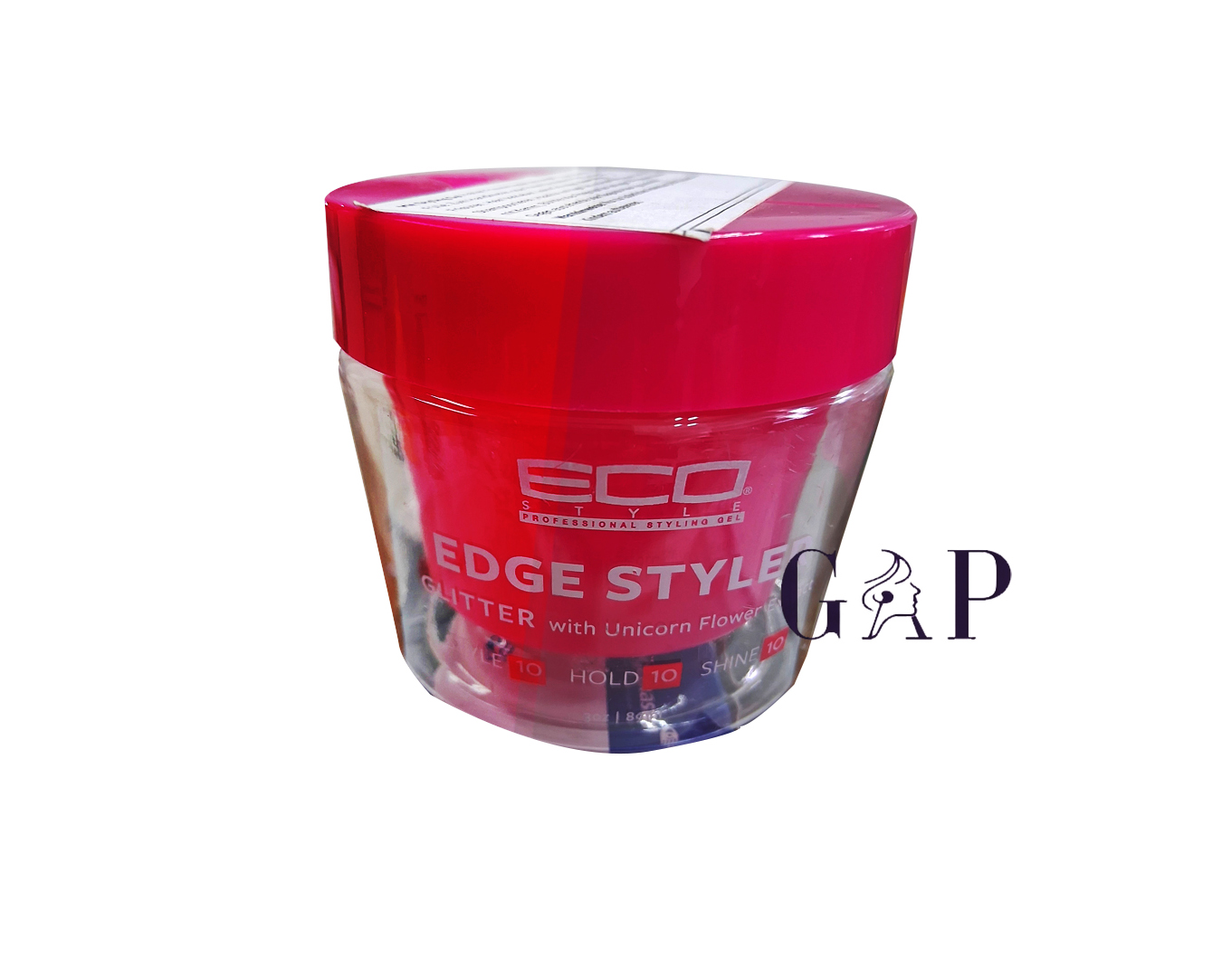 Eco Style Edge Styler Glitter w/Unicorn Flower 3oz
