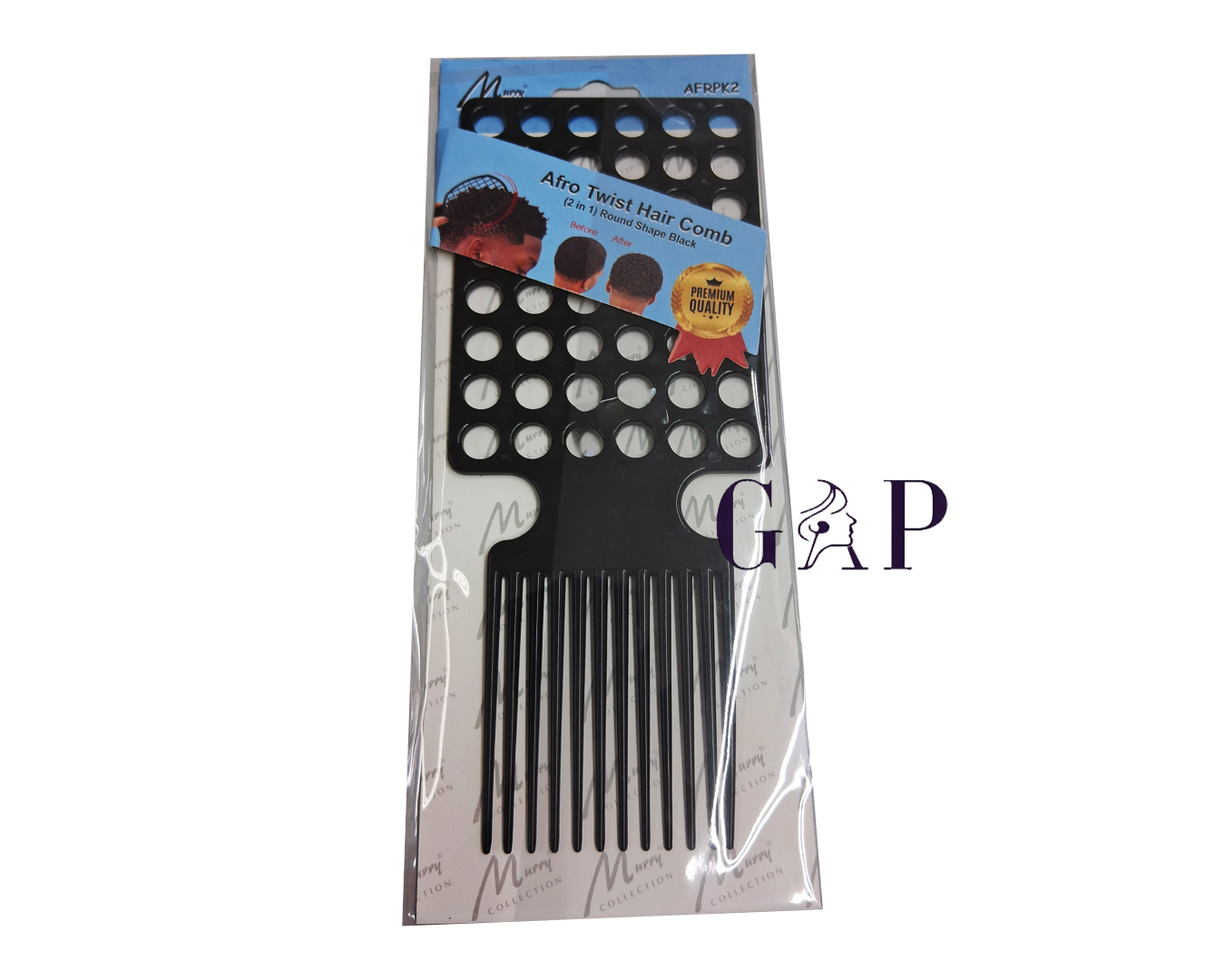 Afro Twist Hair Comb Square