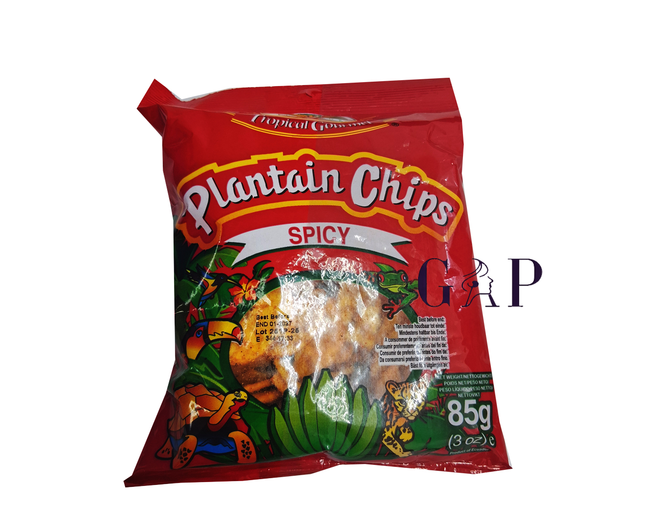 Tropical Plantain Chips Spicy 85g