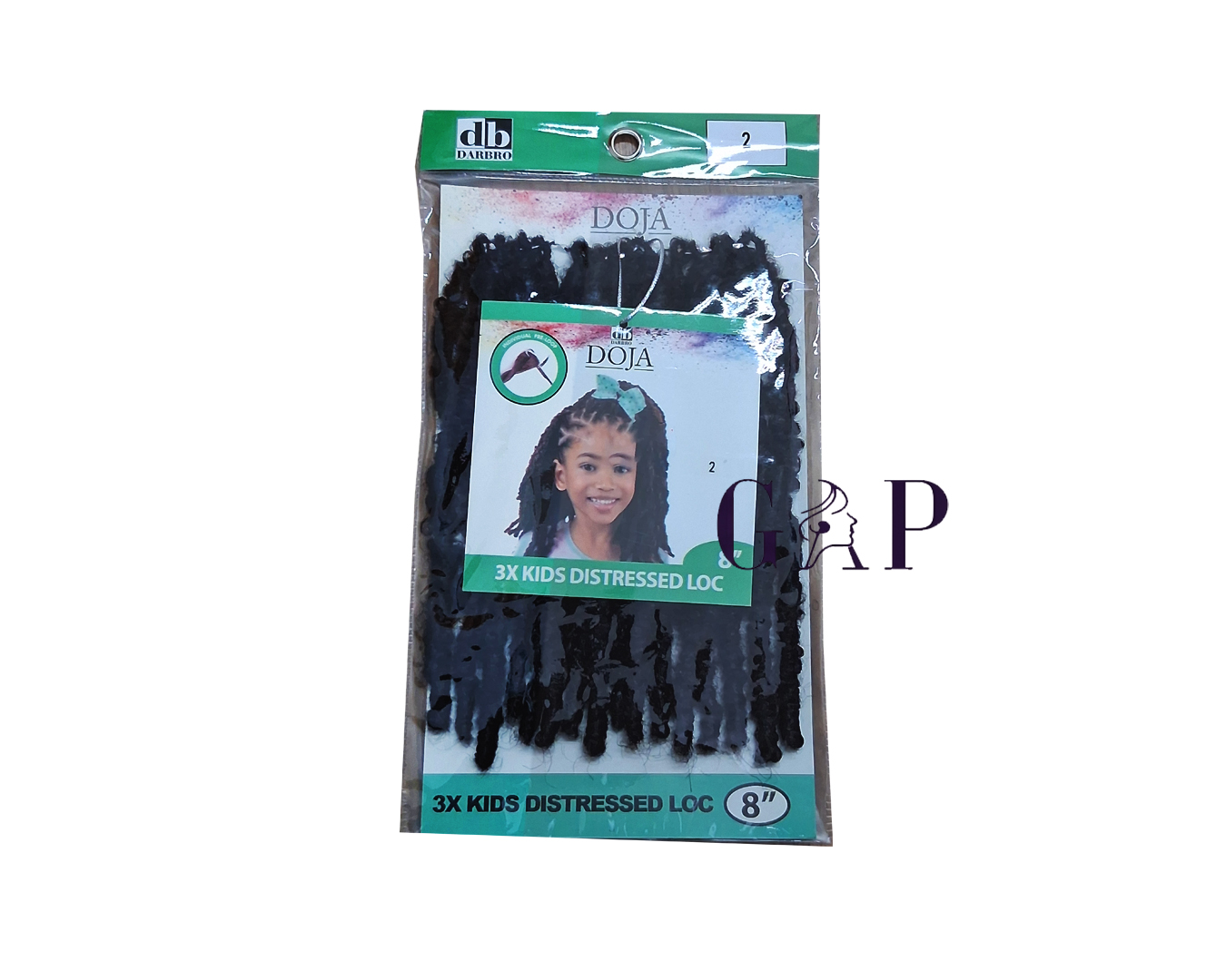 3 x KIDS DISTRESSED LOC 8'' 2