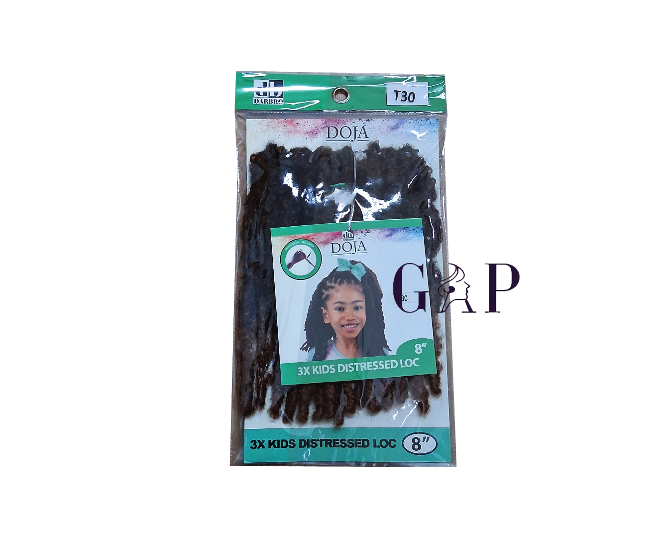3 x KIDS DISTRESSED LOC 8'' T30