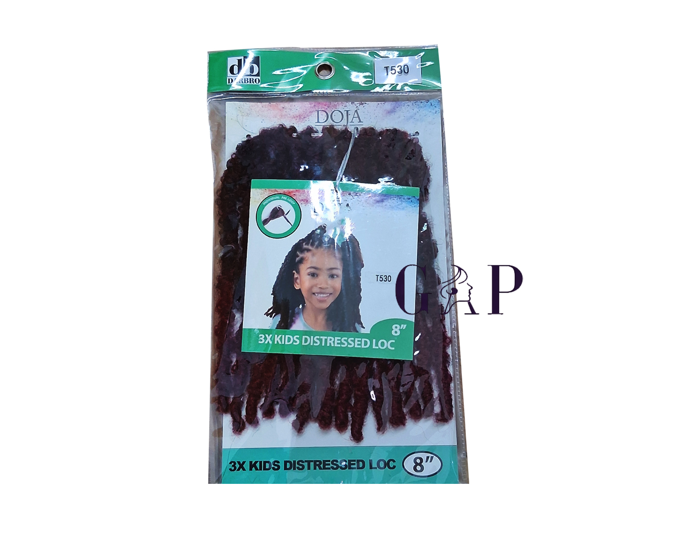 3 x KIDS DISTRESSED LOC 8'' T530