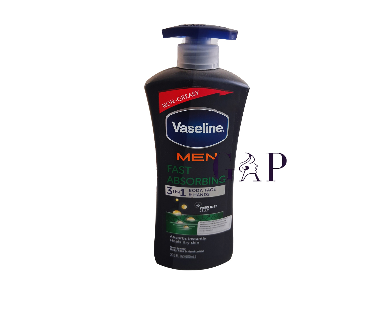 Vaseline Men Fast Absorbing 600ml 20.3oz