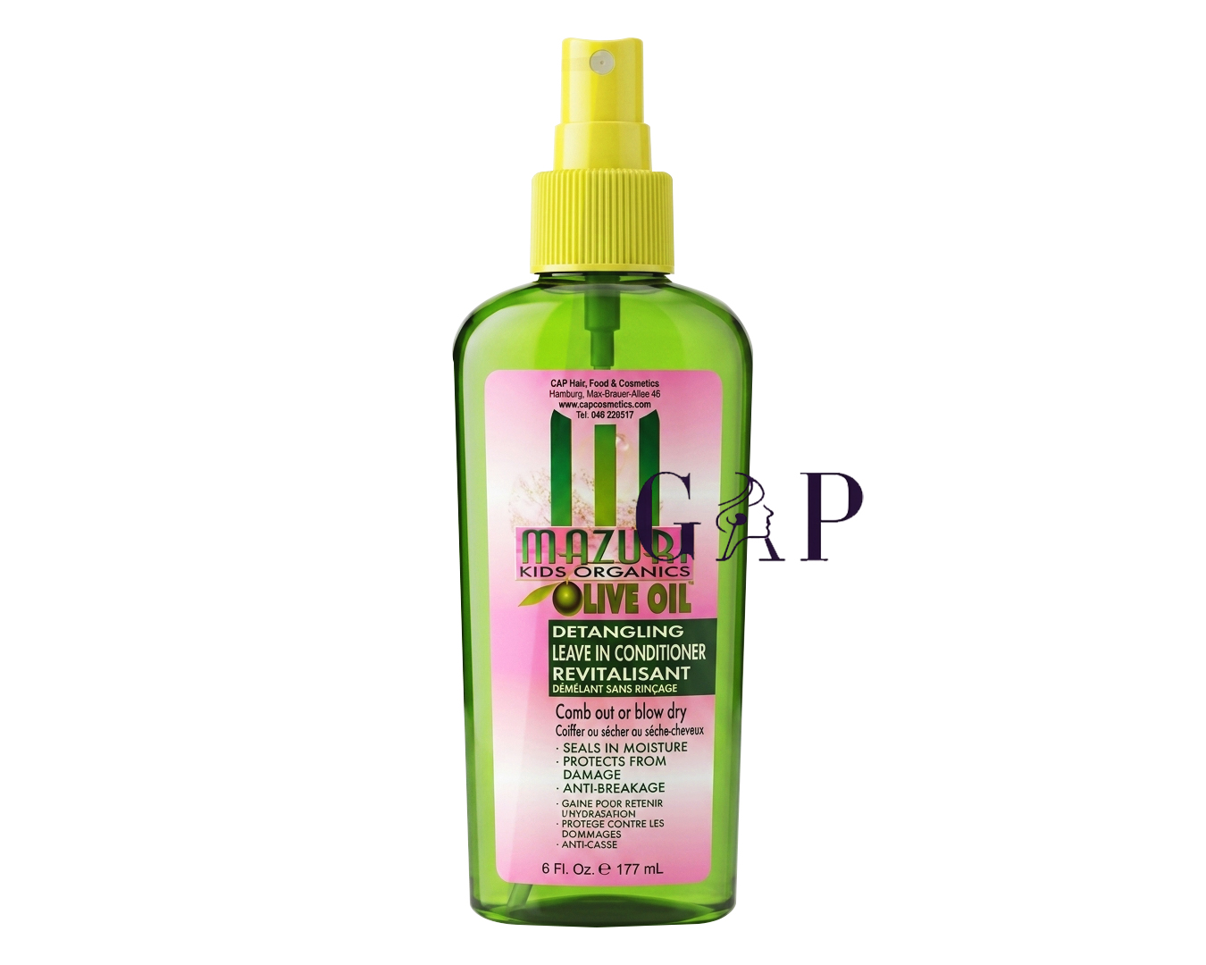 Mazuri Kids Olive Organic Olive Oil Leave-In Conditioner 177 ml
