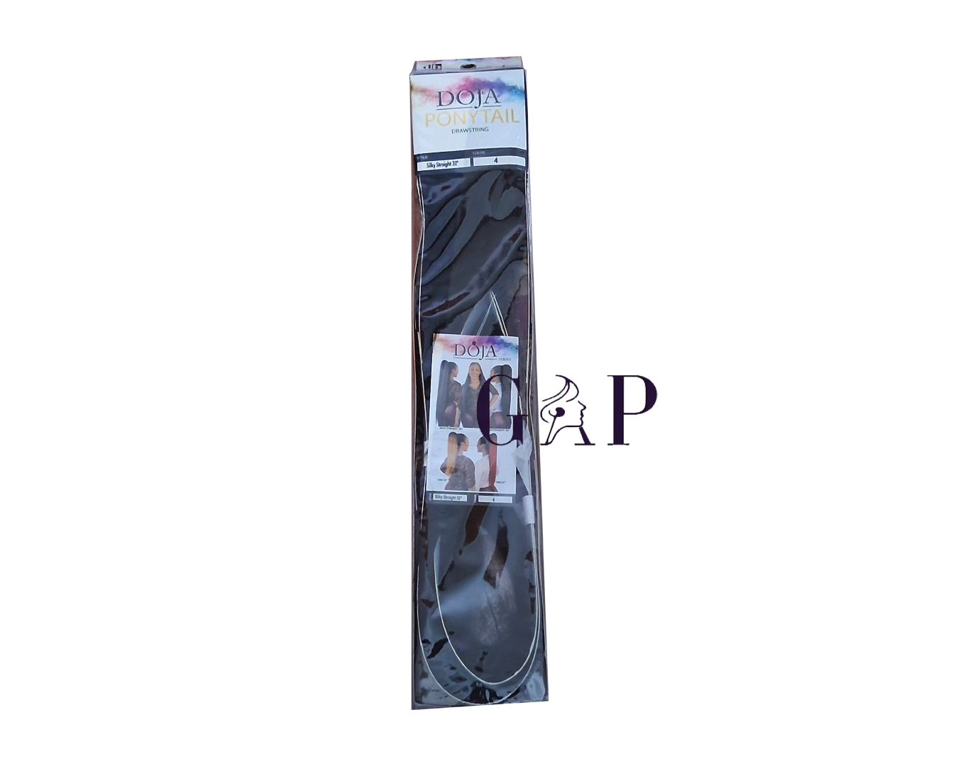 Doja Ponytail Drawstring - Silky Straight 32" #4