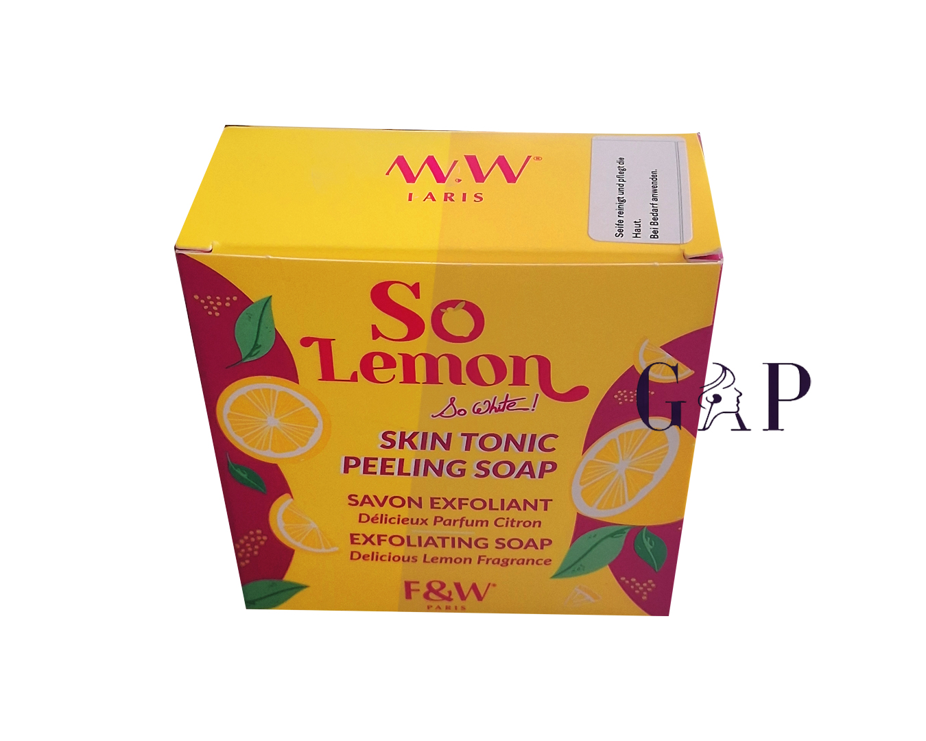 F & W So Lemon skin tonic peeling soap 200g