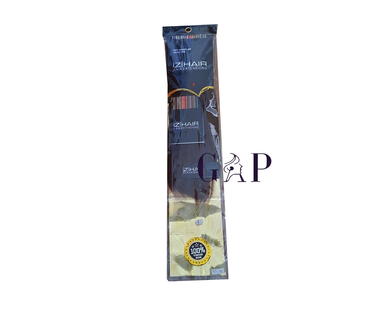 Izihair HH Extensions 10" #Black
