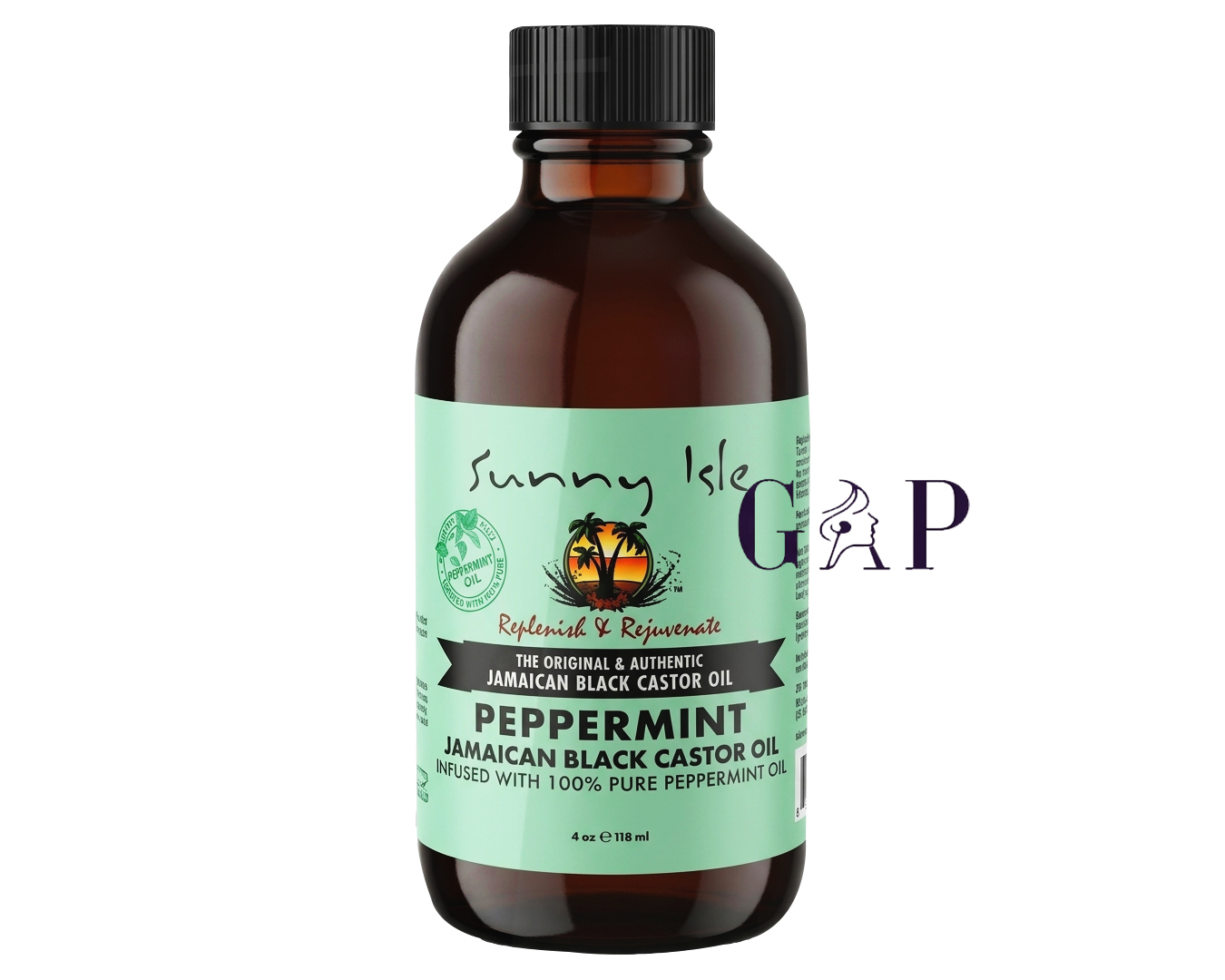 Sunny Isle pepperment jamaican castor oil 4OZ