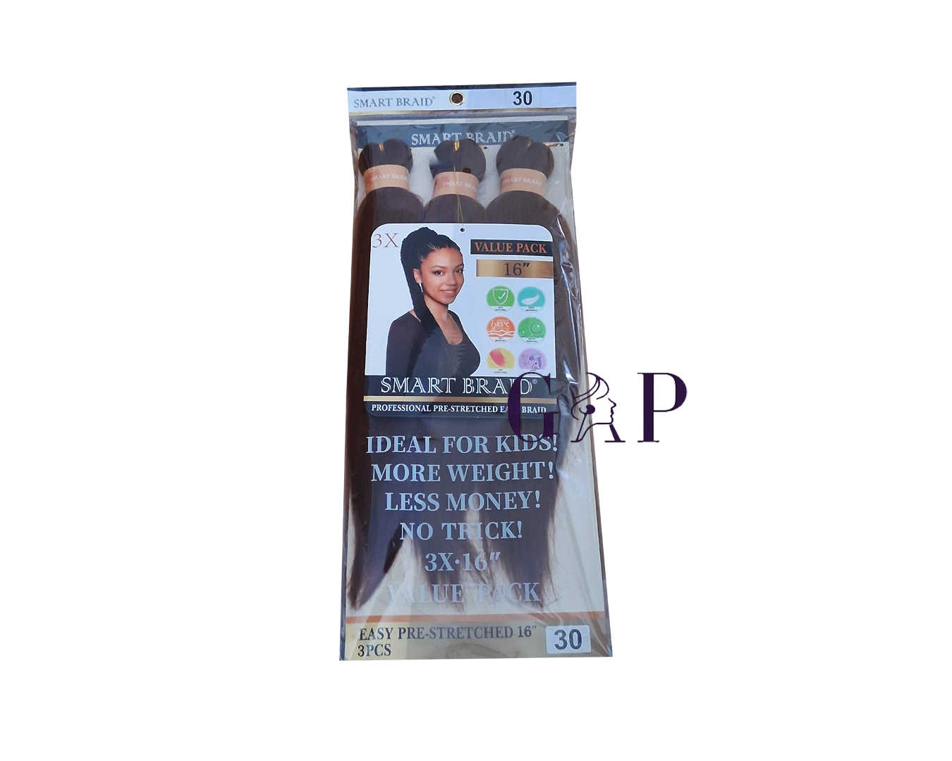 Smart Braid Pre Sttretch 16" Col. #30