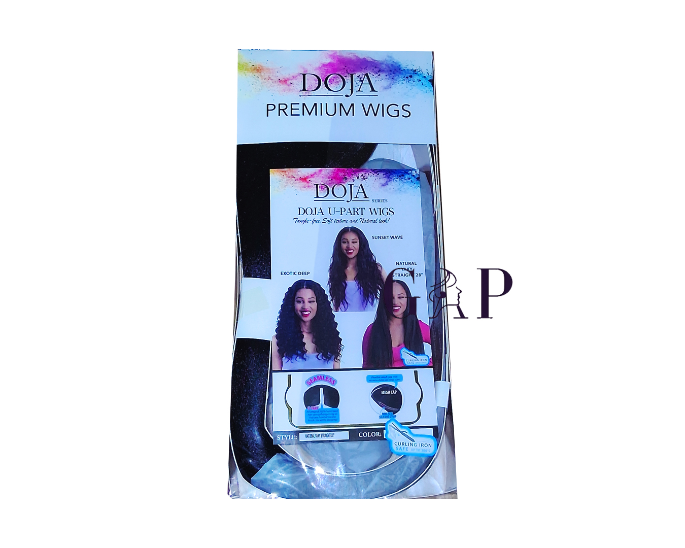Doja U-Part Natural Yaki Straight col.1B