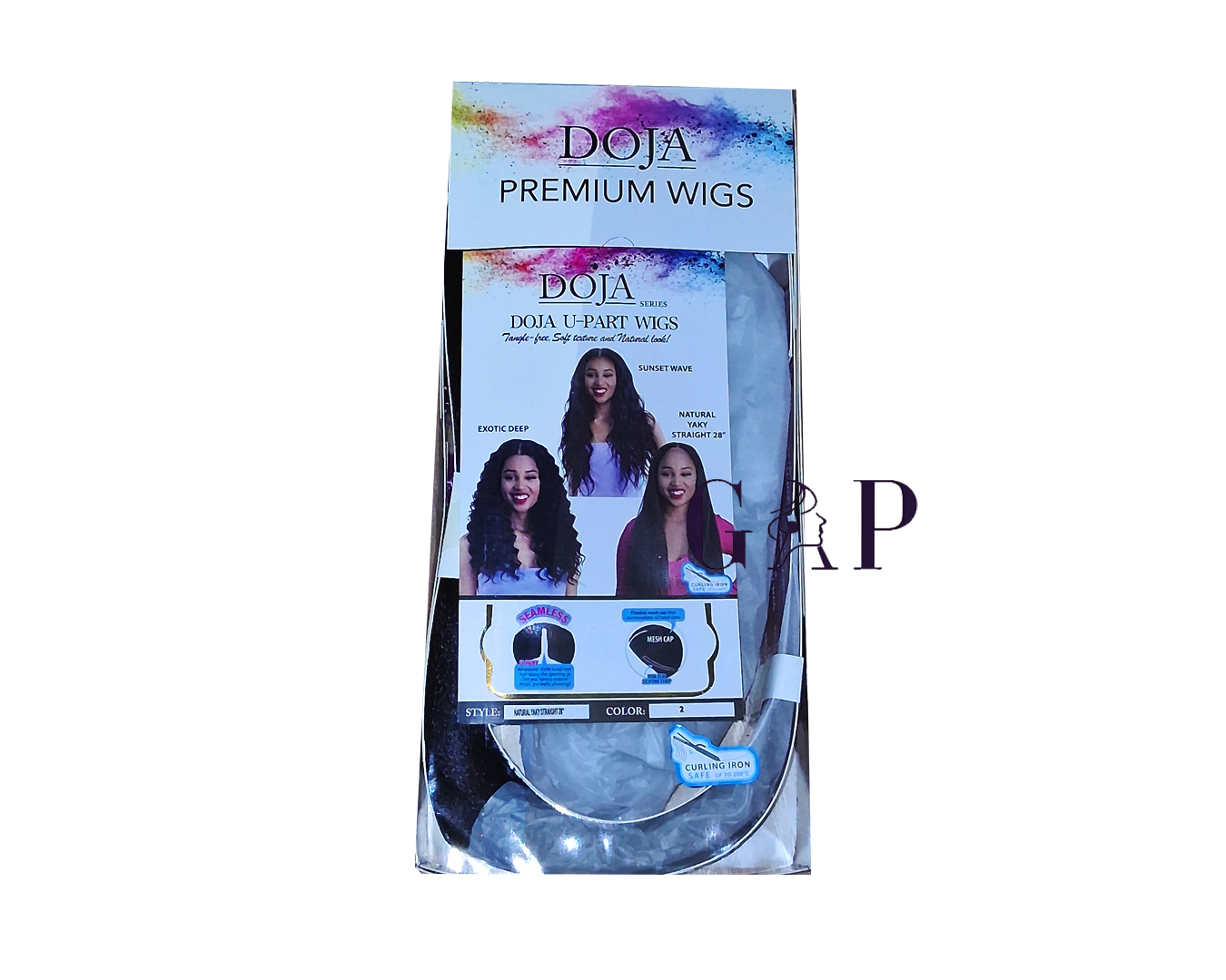 Doja U-Part Natural Yaki Straight col.2
