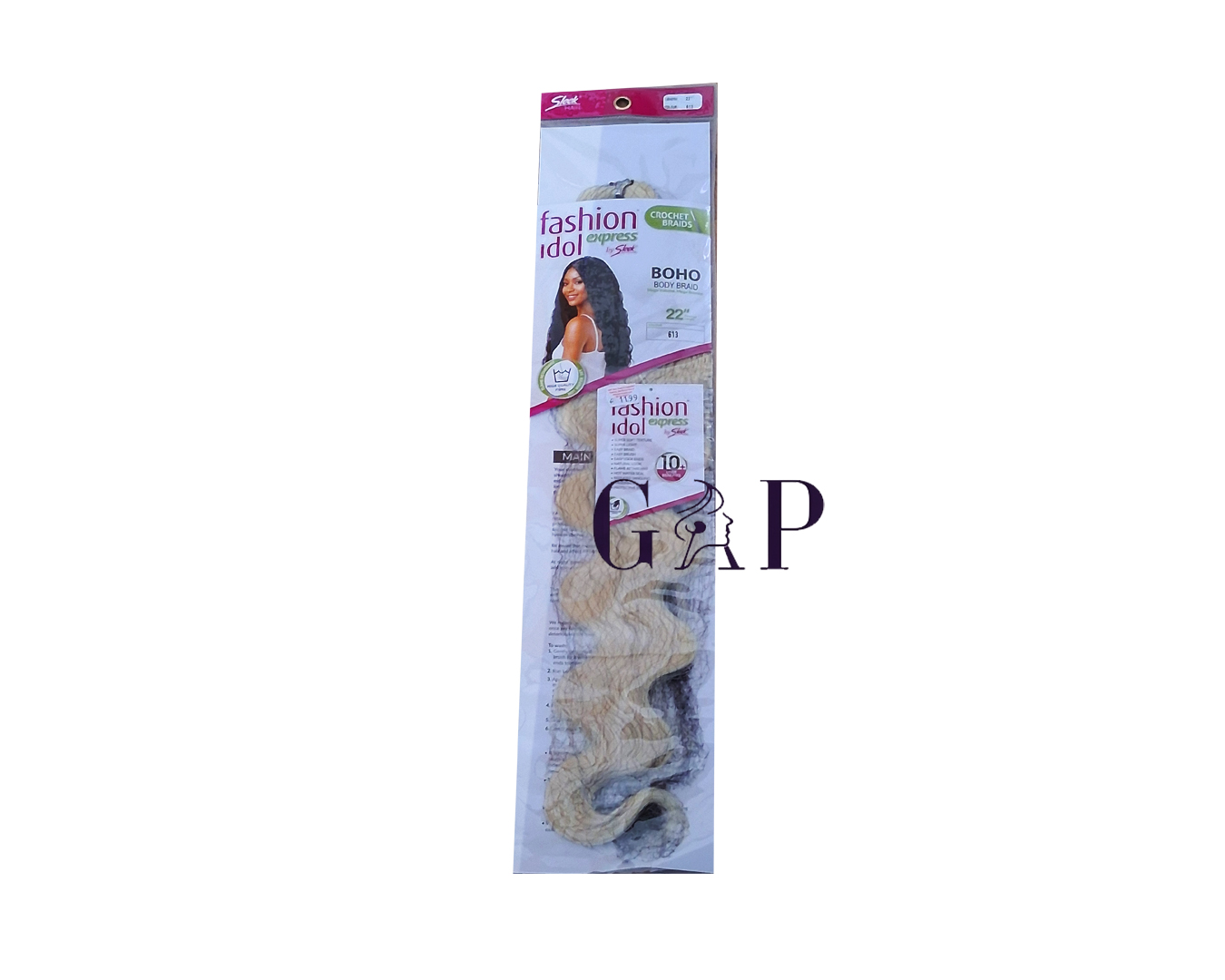 Boho body Braid 22" COL:613