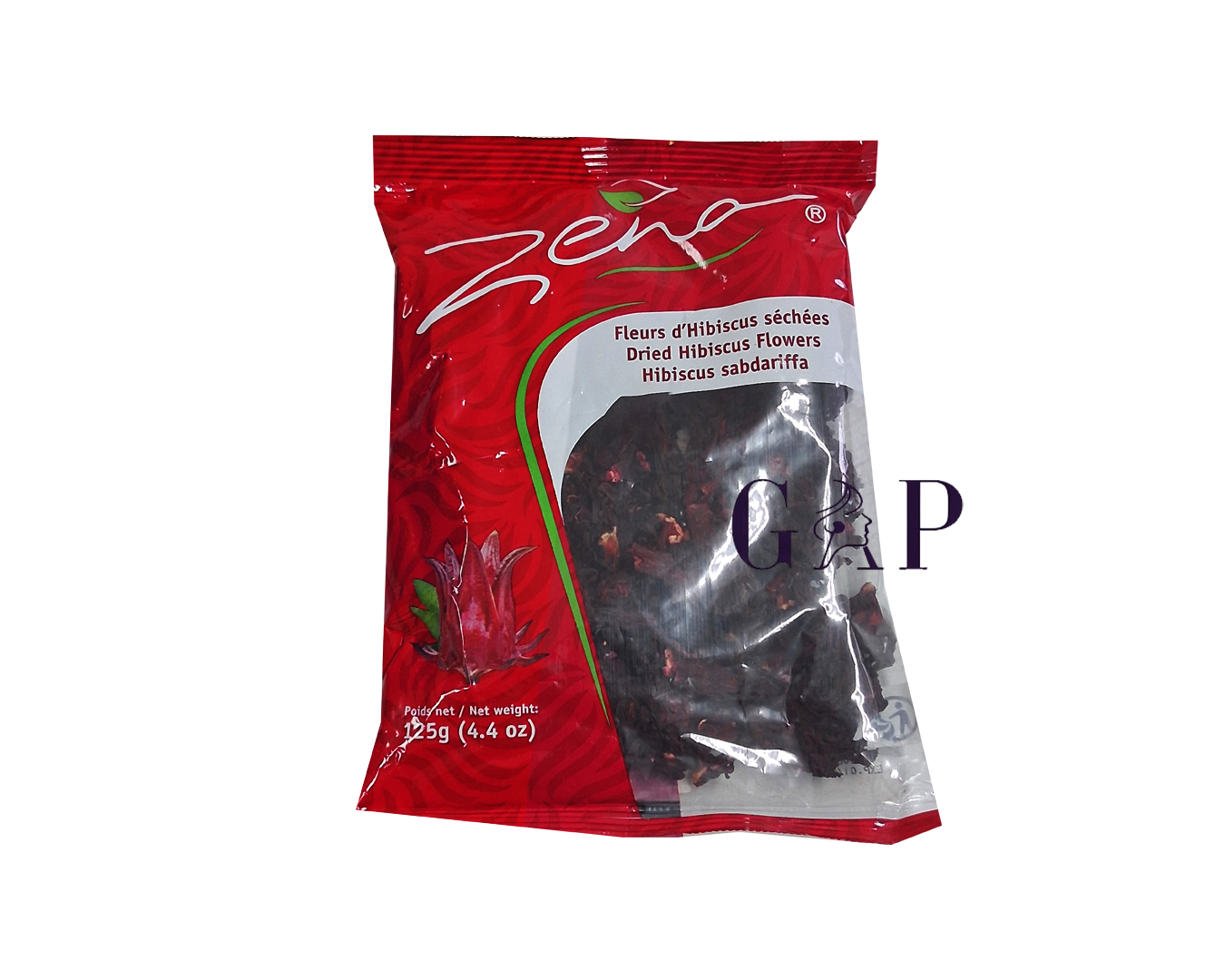 Zena Sun Dired Red Hibiscus 125g