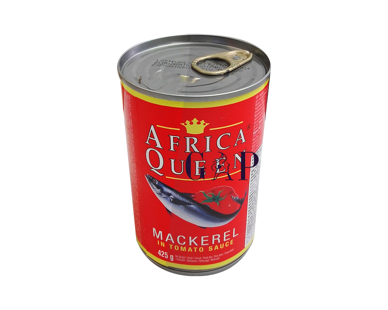 Africa Queen Mackerel Red 425g