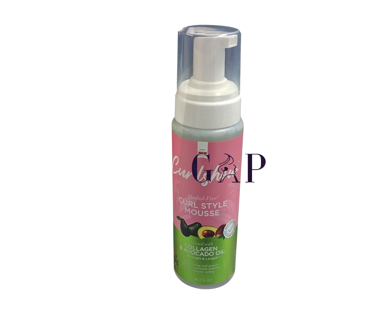 CurlShow Curl Style Mousse | Collagen & Avocado 207ml (7oz) - Utlal