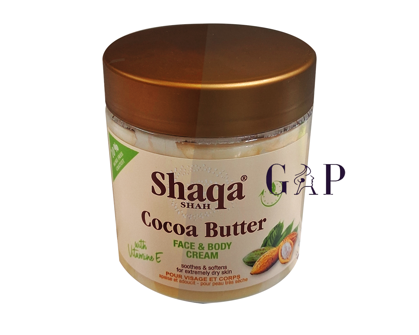 Shaqa Sha Cocoa Butter Face & Body Cream 500ml