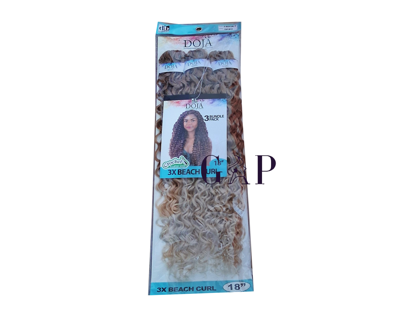 Doja 3x Beach curl 18" T27/613
