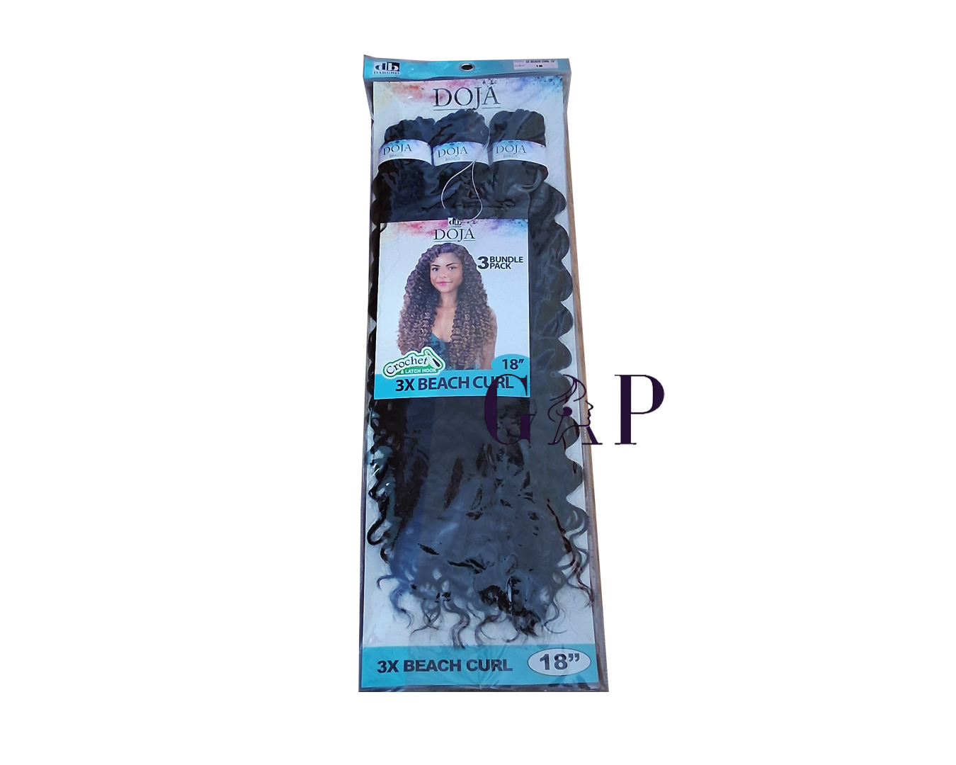 Doja 3x Beach curl 18" col.1B