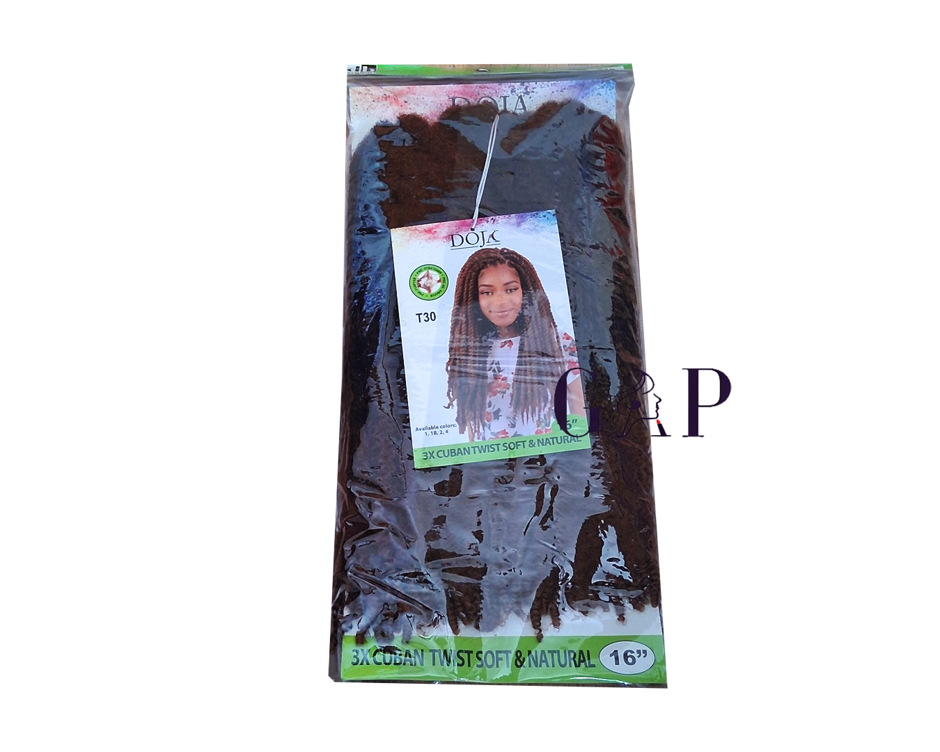 Doja 3X Cuban Twist Soft & Natural 16"T30