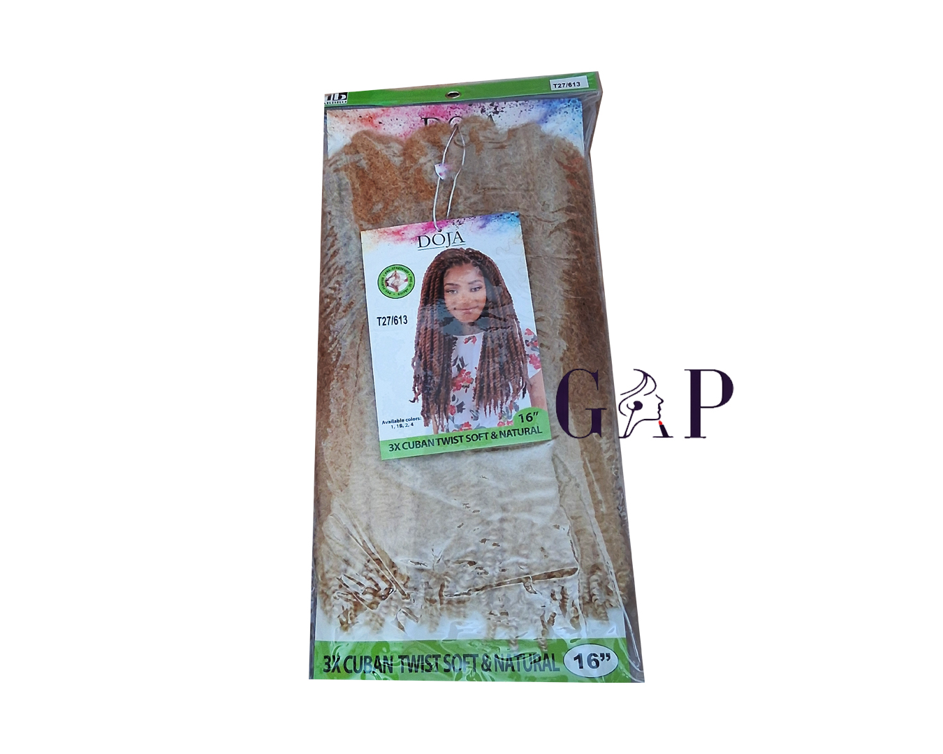 Doja 3X Cuban Twist Soft & Natural 16"T27/613