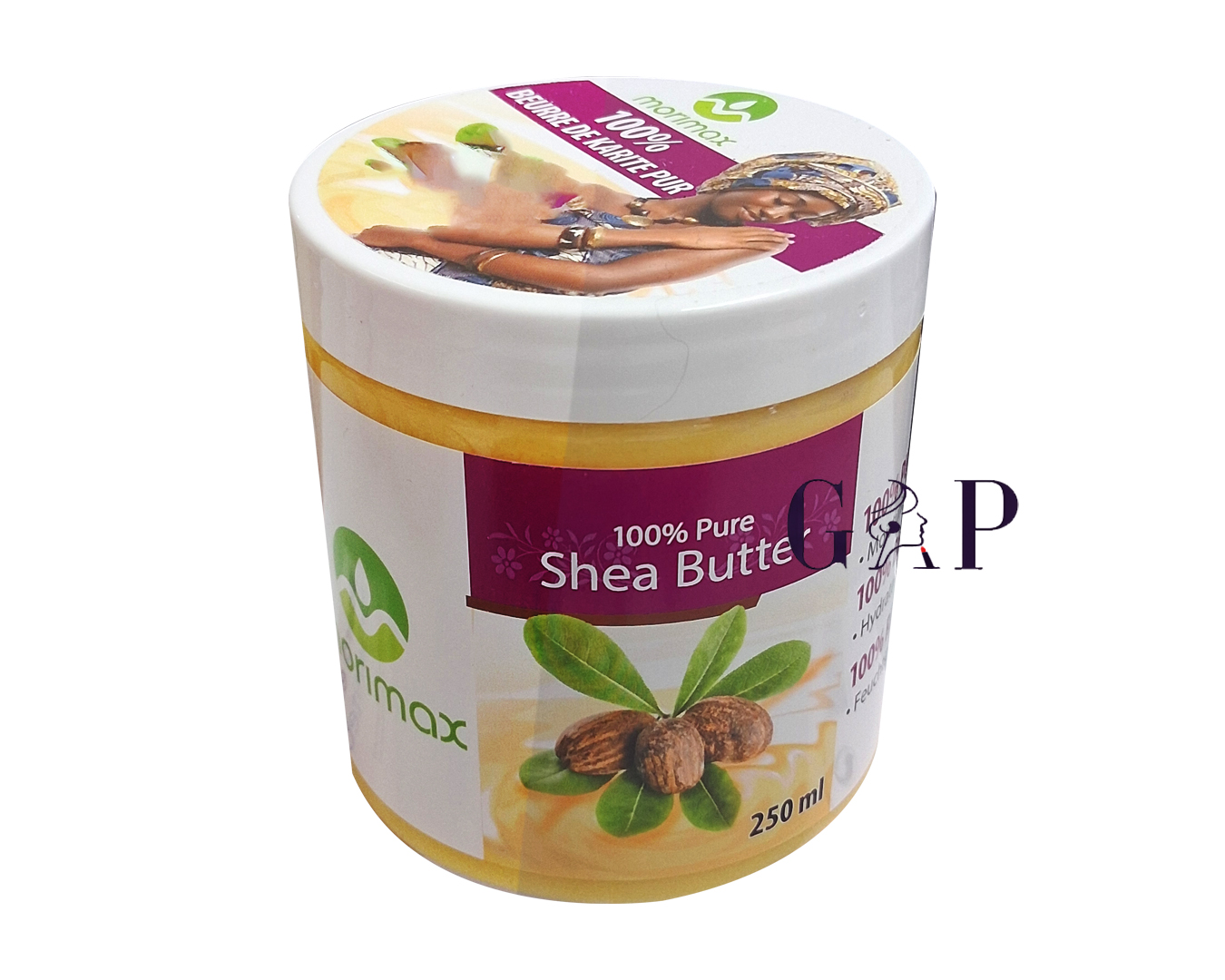 Morimax Virgin 100% Pure Shea Butter CREAM 250ml
