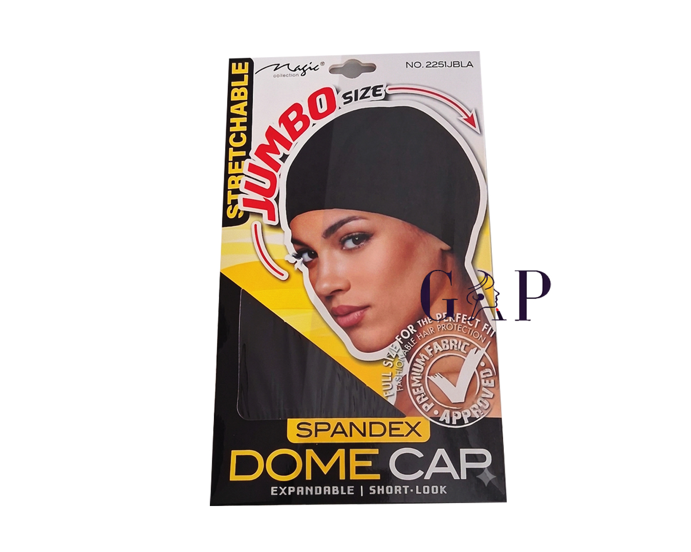 Ladies Jumbo Dome Cap Black