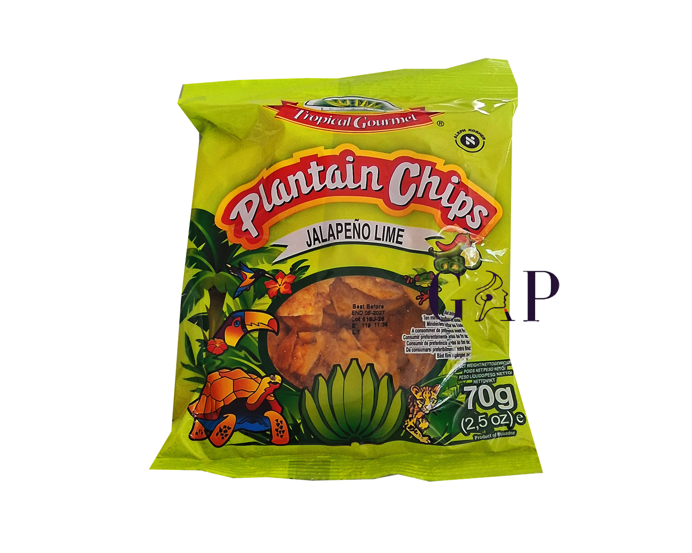 Tropical Goumet Jalapeno Limerr Chips 70g