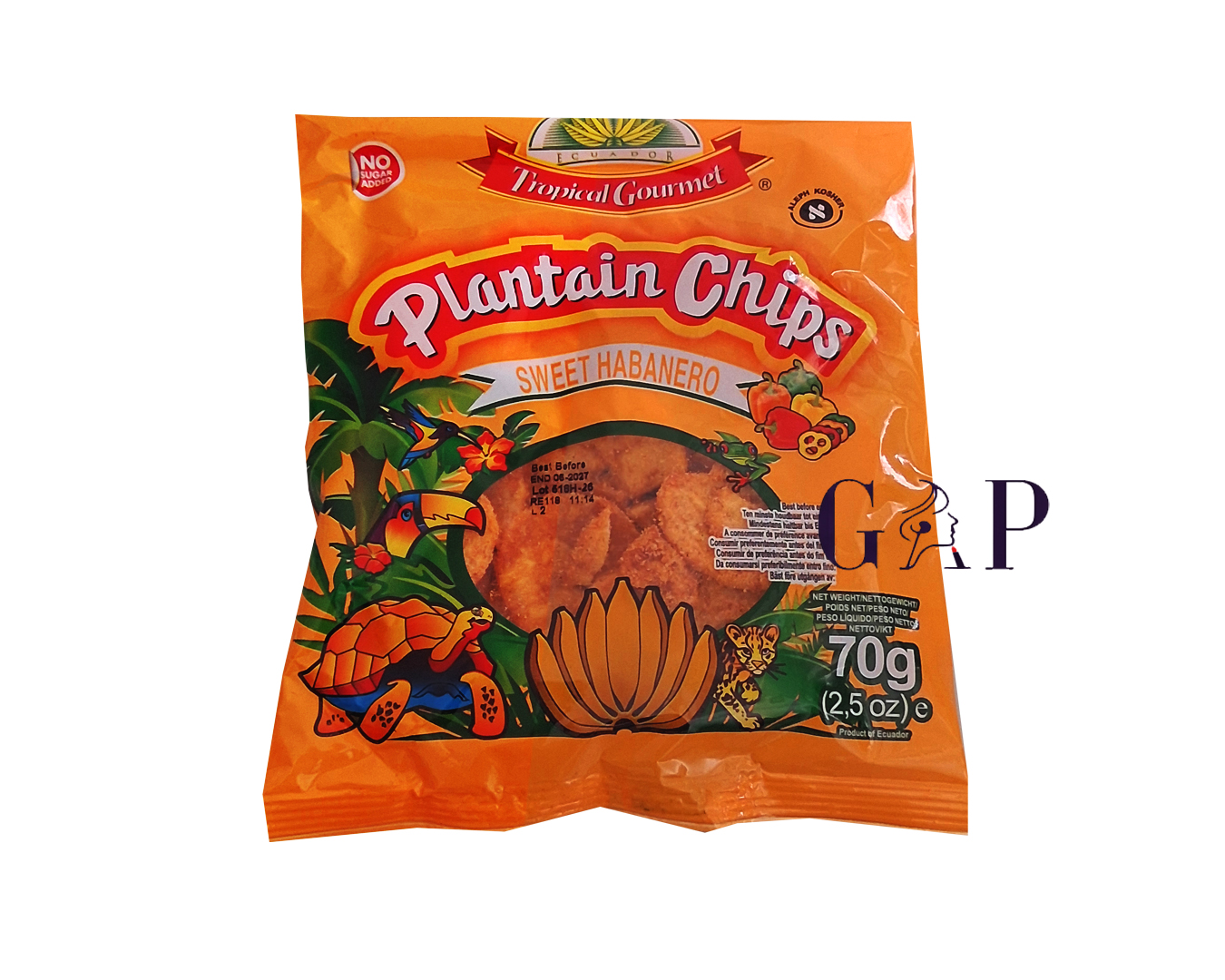 Tropical Goumet Sweet Habanero Chips 70g