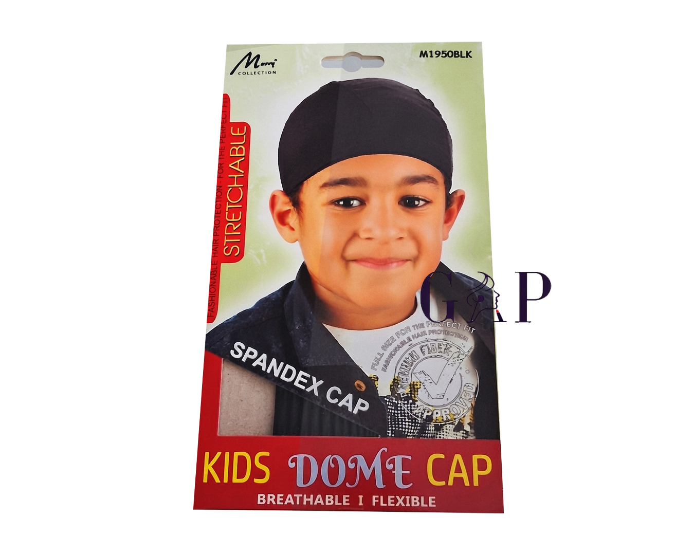 Kids Spandex Dome Cap Black 4722 Kidscap