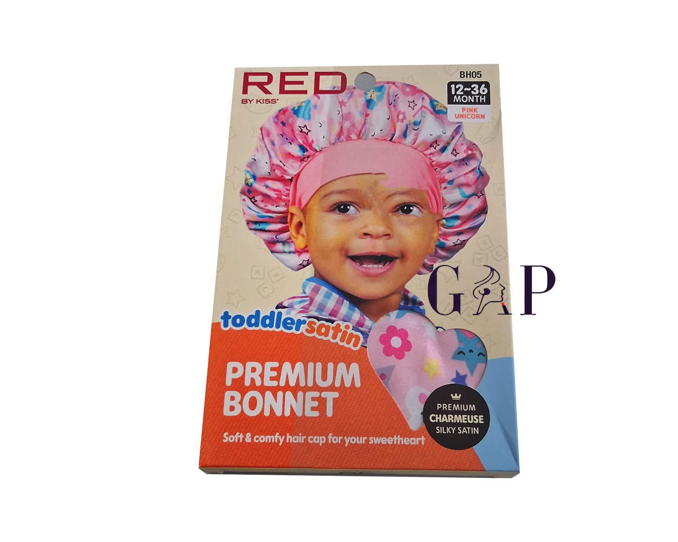 Red Toddler Satin Bonnet BH05 Kidscap
