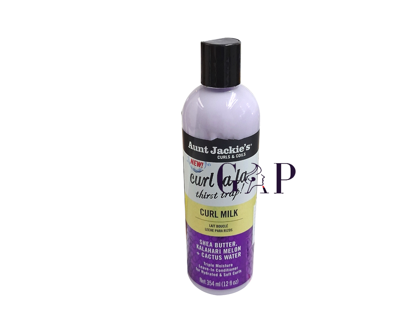 Aunt Jackie's Curl Milk Shea Butter, Kalahari Melon + Cactus Water 12oz