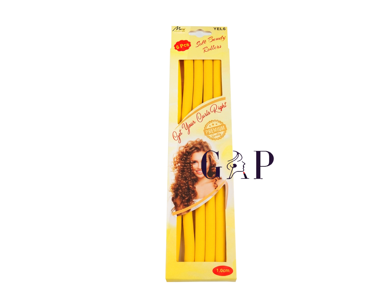 MurryTwist Roller 6pcs Yellow - shine