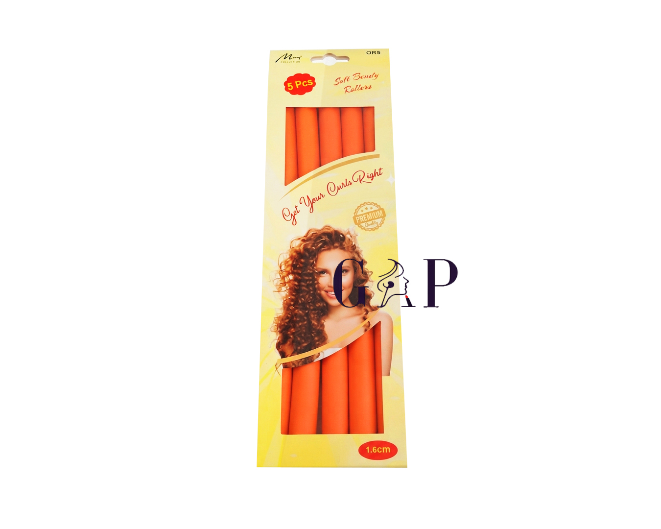 Twist Roller 6 pc Orange - shine