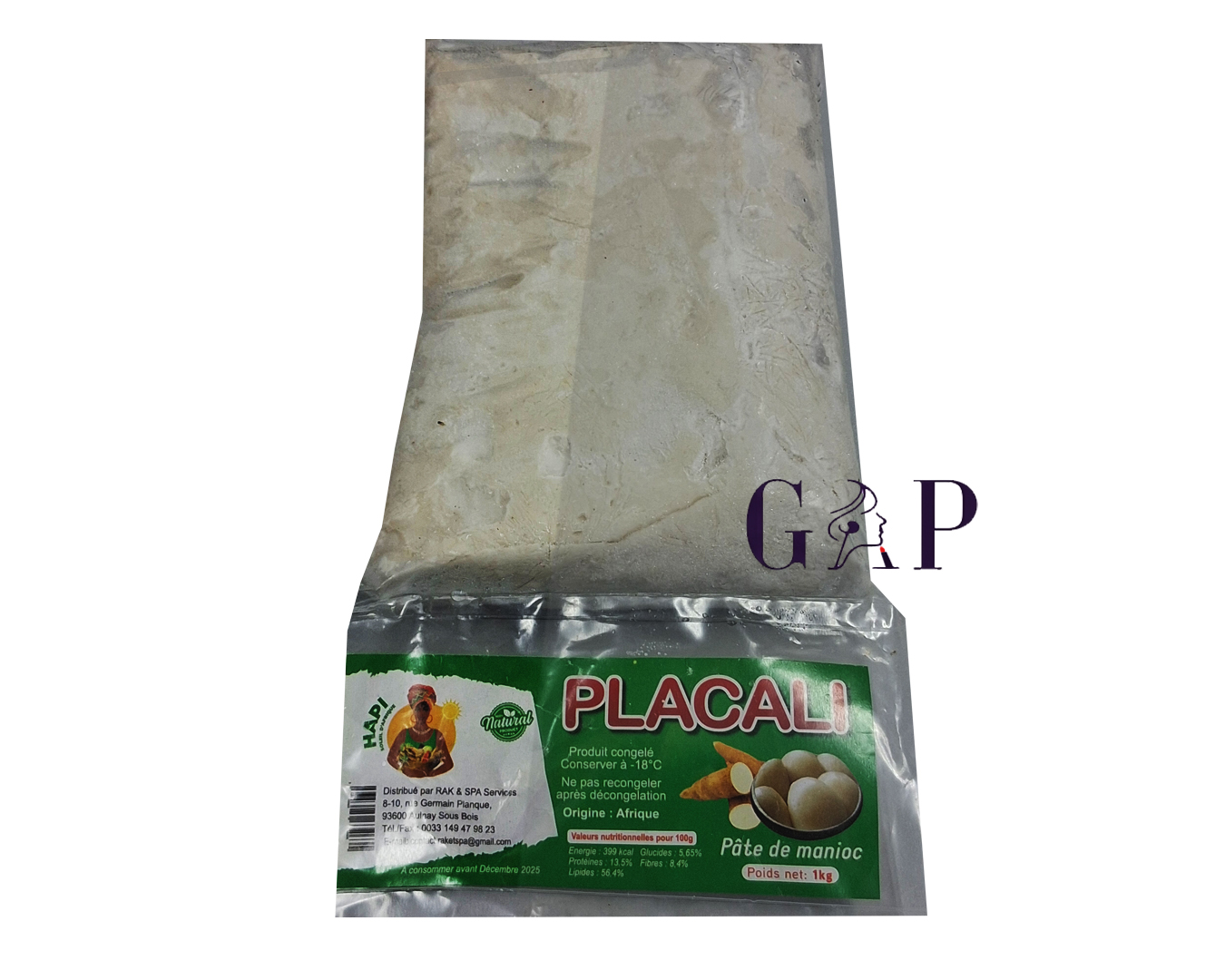 Placali Cassava Flour 1kg - Frozen