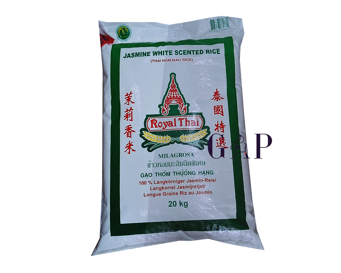 Jasmine White Scented Rice (ROYAL-THAI, Duftreis) 20kg