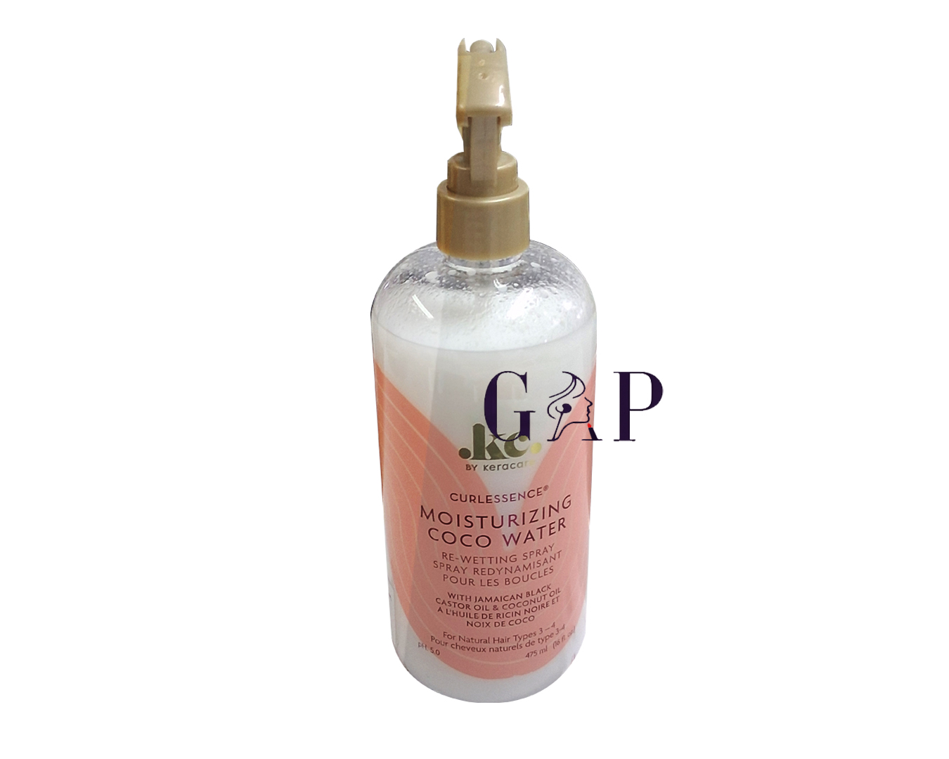 KC curlessnce moit. coco water 16oz