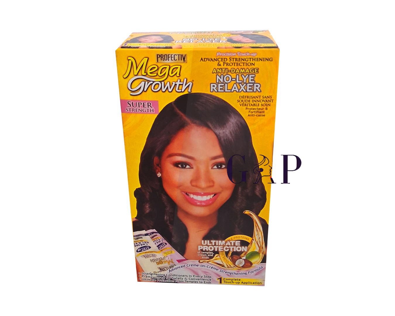 Profectiv Mega Growth No-Lye 1 Touch Up Relaxer Kit Super