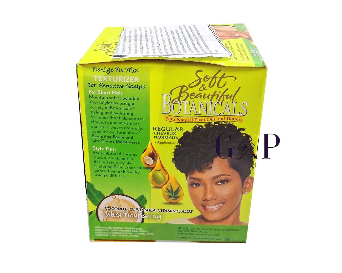 Soft & Beautiful Botanicals No Lye Texturizer Relaxer Kit Regular