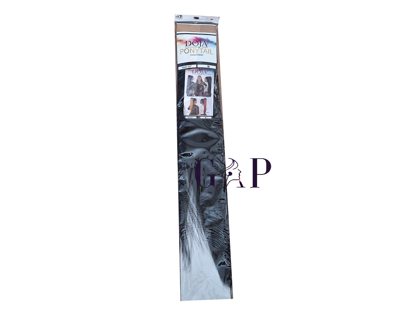 Doya Ponytail Drawstring - Yaki 22" #1B