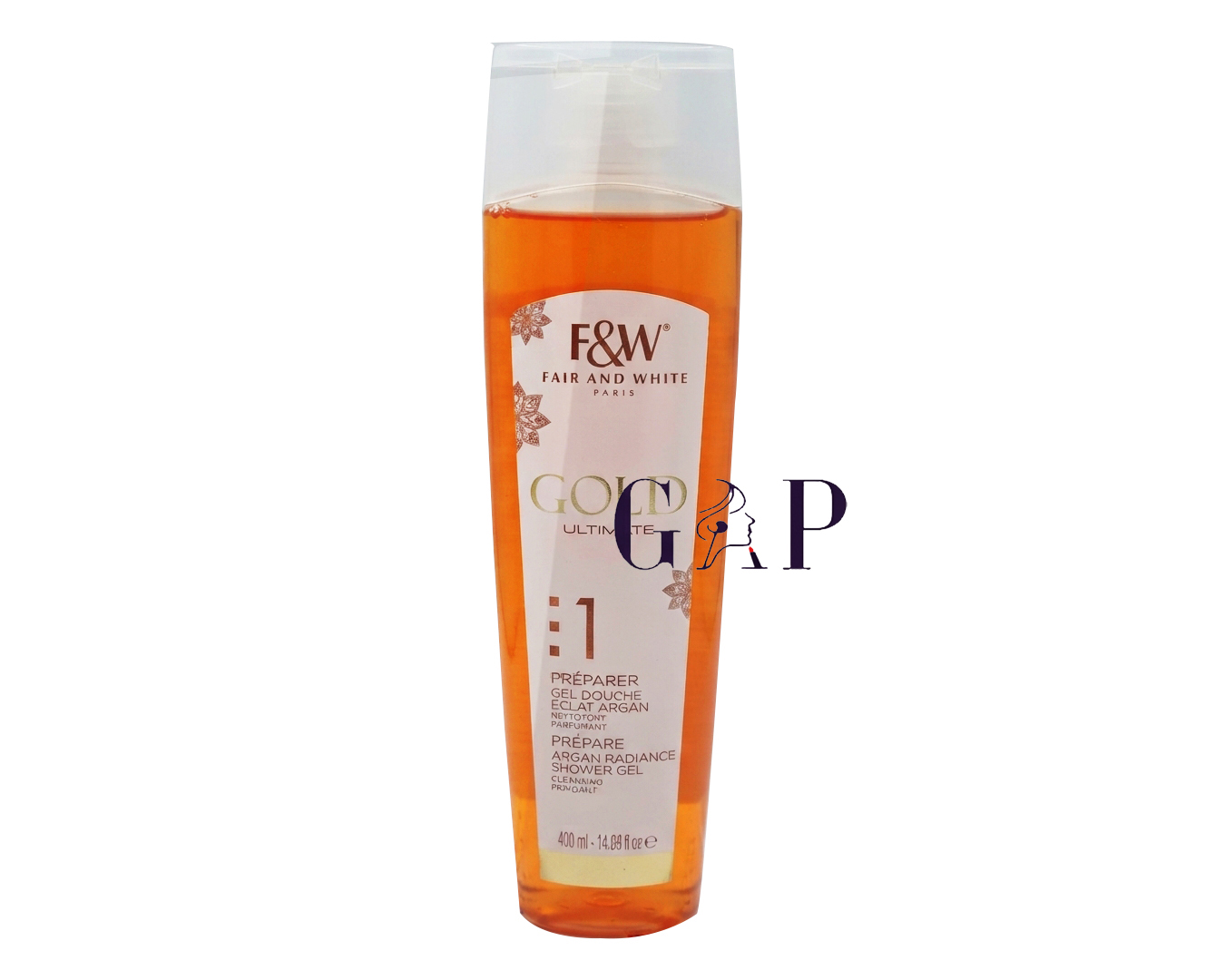 Fair & white Gold untimate prepare gel 400ml