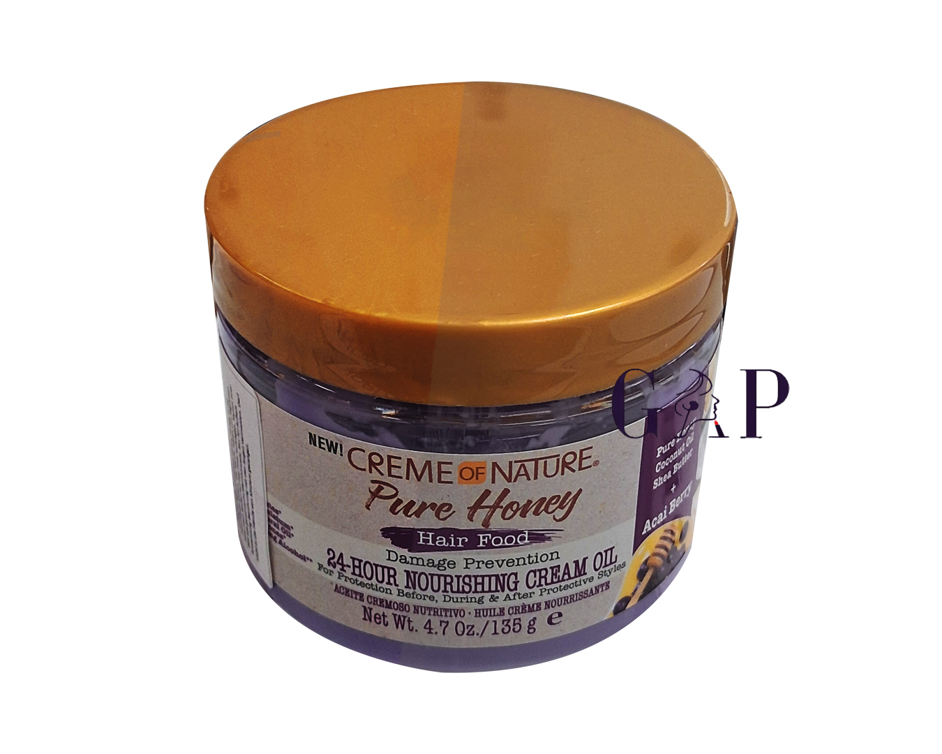 Creme Of Nature Pure Honey Hair Food Damage Cream Oil 4oz
