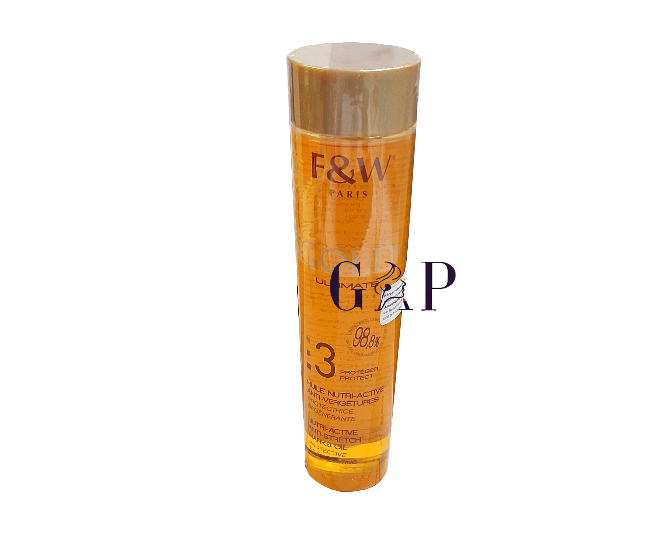 F & W Gold Ultimater Anti strech marks oil