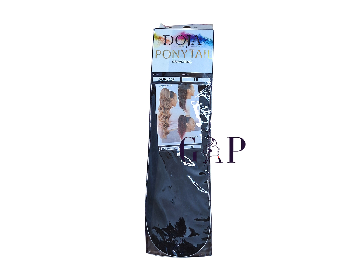 Doja Ponytail Beach curl 20" #1B