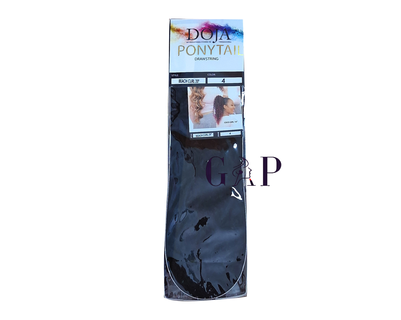 Doja Ponytail Beach curl 20" #4