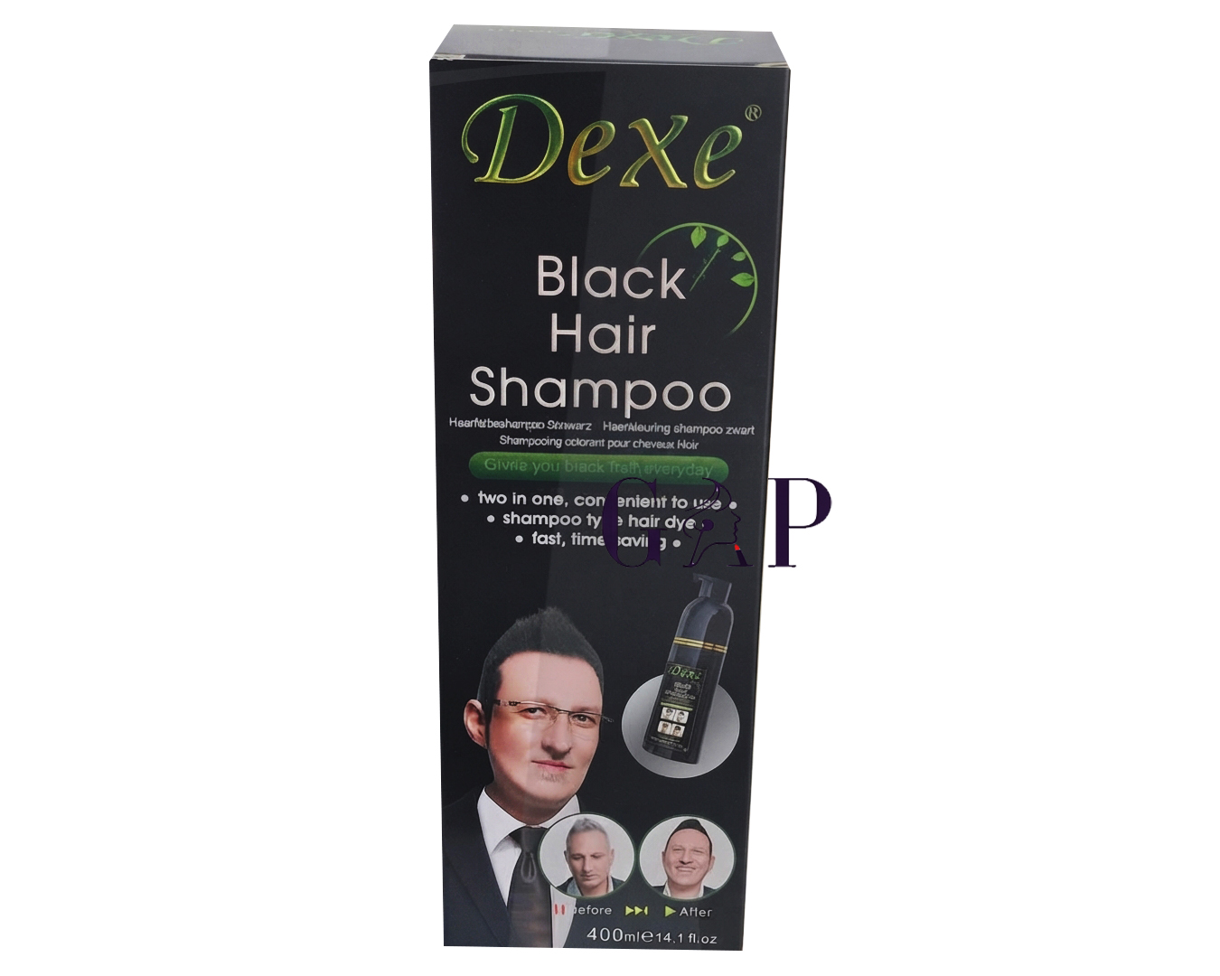 Dexe Black Hair Shampoo Classic 400ml - Mencollection